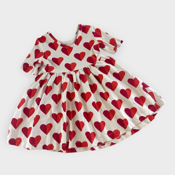 Hanna Andersson Heart Red Dress - Picture 3 of 4